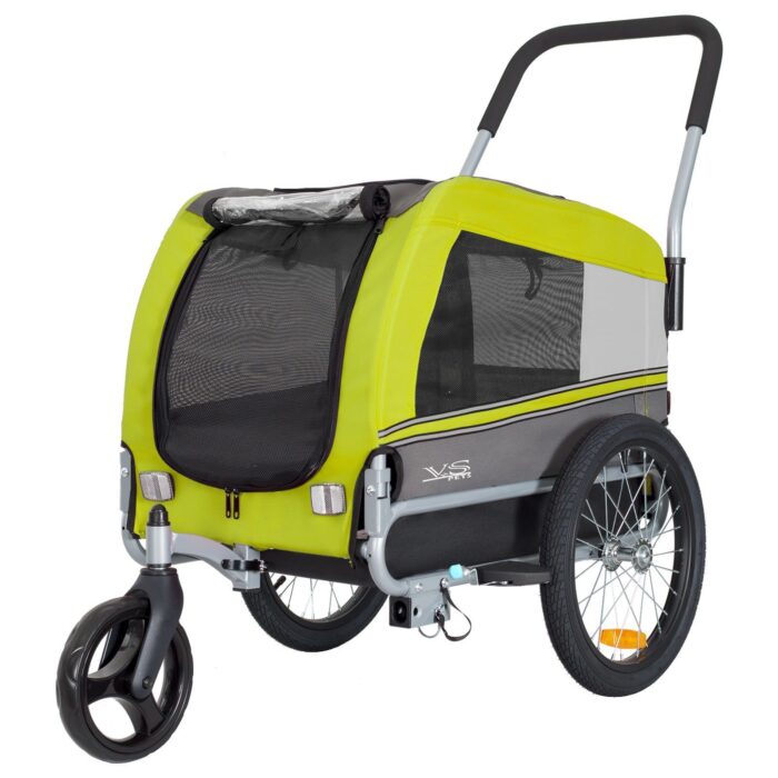 Hundeanhänger Tiggo VS Pets Medium & Buggy - Grün Lemon