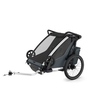 Kinderanhänger Thule Chariot Cross 2 - 2 Kinder - dark slate