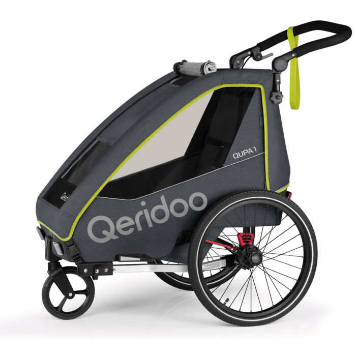 Kinderfahrradanhänger Qeridoo Qupa1 – Lime