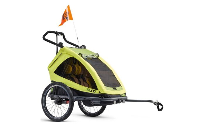 Kinderanhänger TAXXI ELITE for two - Gelb | lemon
