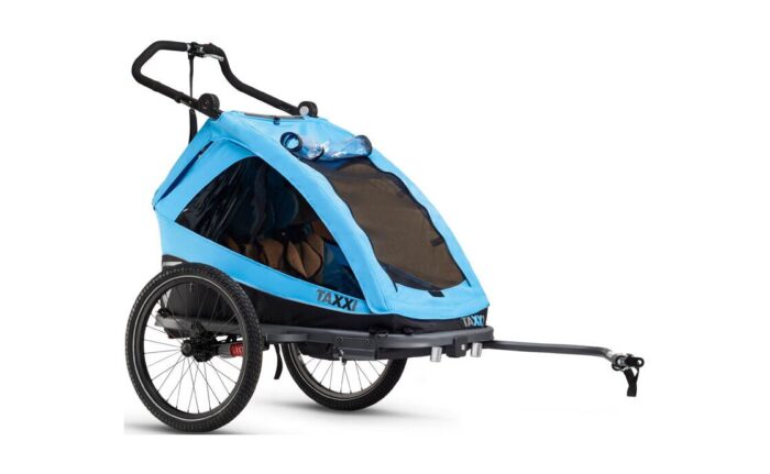 Kinderanhänger TAXXI ELITE for two - Blau | cyan