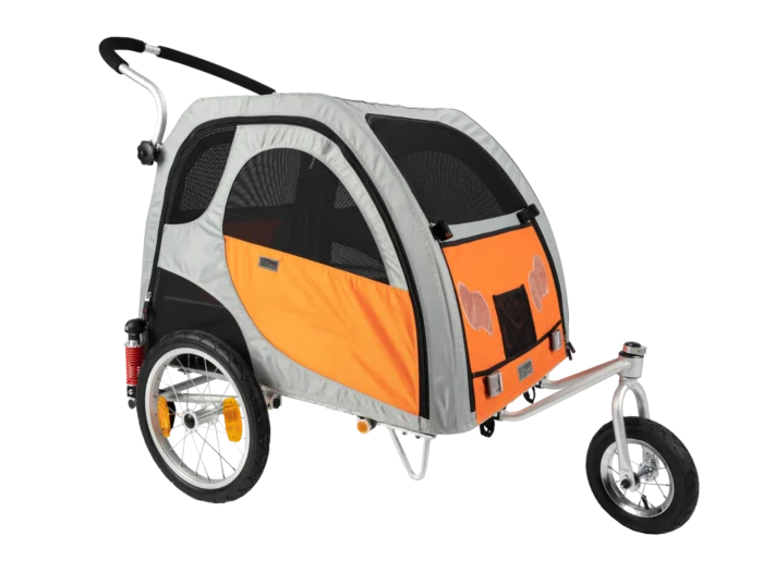 Aluminiumhänger Comfort Wagon L mit Federung + Stroller Kit Bundle
