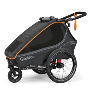 Kinderfahrradanhänger Qeridoo Kidgoo1 - FIDLOCK Edition
