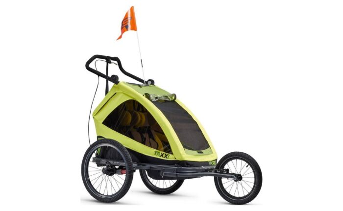 Kinderanhänger TAXXI ELITE for two - Gelb | lemon – Bild 3