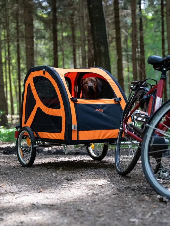 Gefederter Fahrradanhänger für große Hunde - TrendPet DogBus L – Bild 17