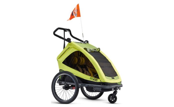 Kinderanhänger TAXXI ELITE for two - Gelb | lemon – Bild 2