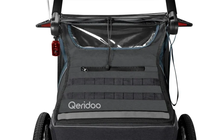 Kinderfahrradanhänger Qeridoo Kidgoo2 - Navy Blue – Bild 4