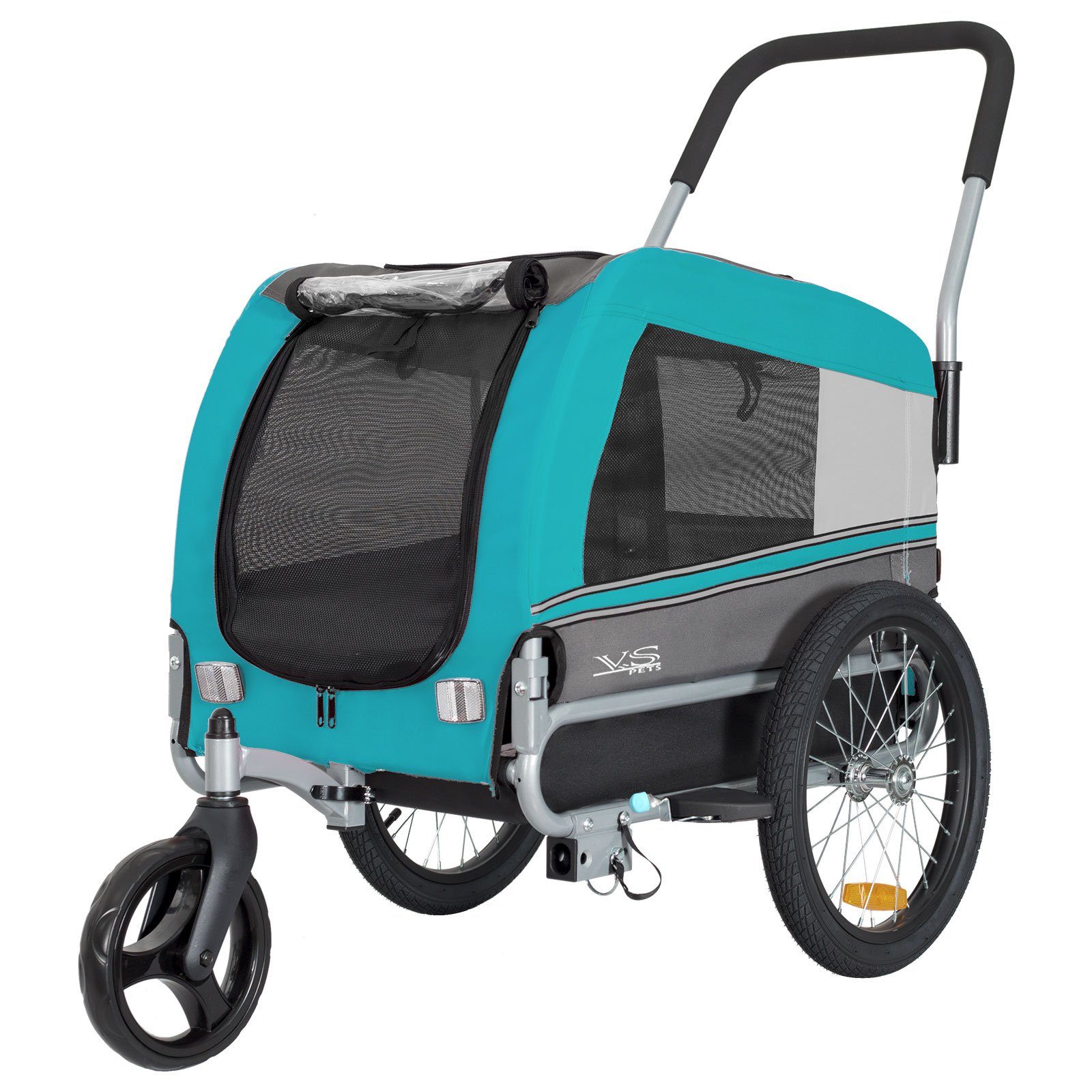 Hundeanhänger Tiggo VS Pets Medium & Buggy - Blau