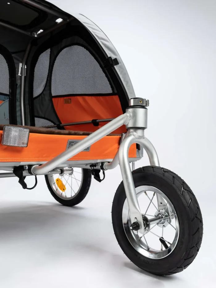 Aluminiumhänger Comfort Wagon L mit Federung + Stroller Kit Bundle – Bild 3